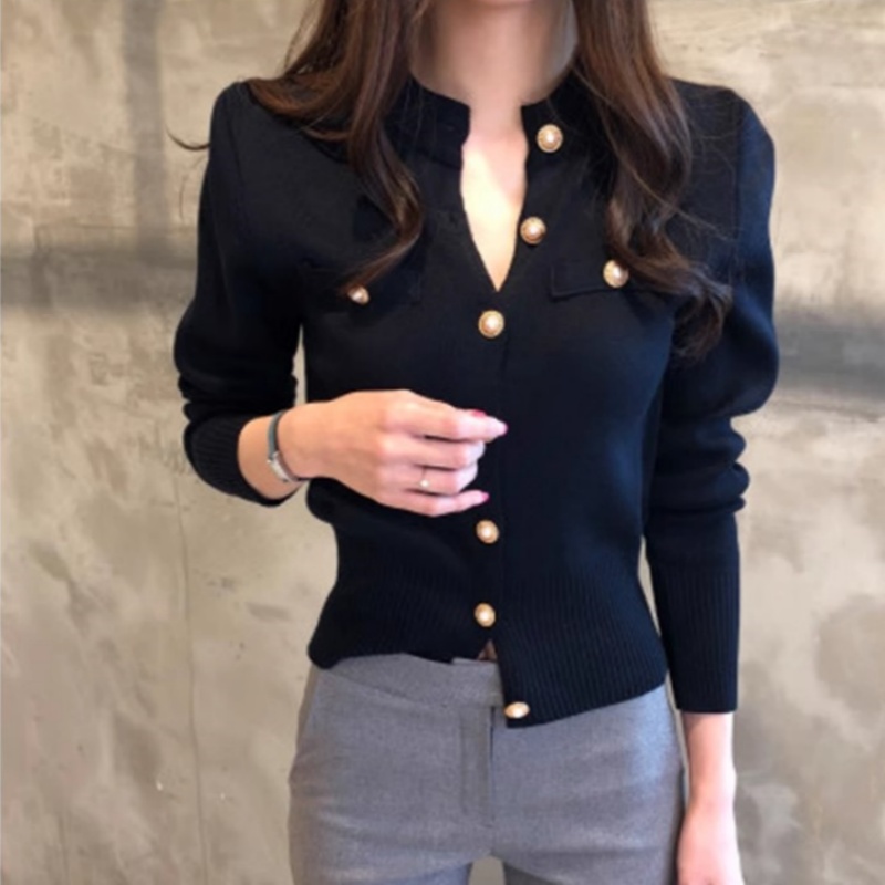 Wool Coat Peacoat - Jesień z długim rękawem moda damska