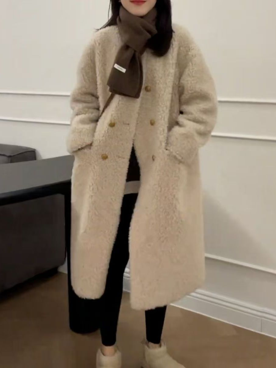 Kurtka z futra jagnięcego w ro – Wool Coat Peacoat recenzja i cena