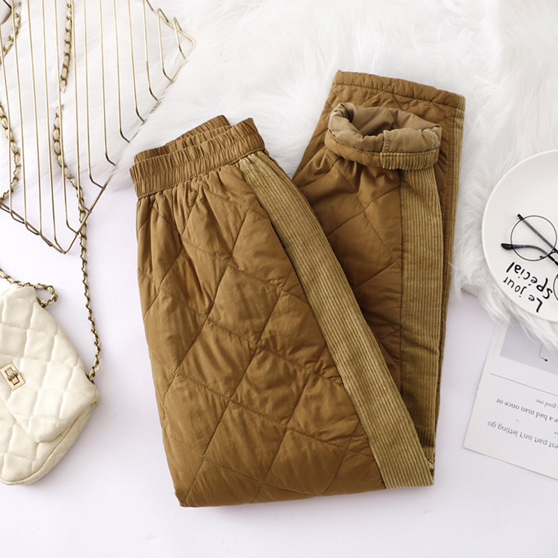 Sztruksowe patchworkowe bawełn – Corduroy Pant Warm recenzja i cena