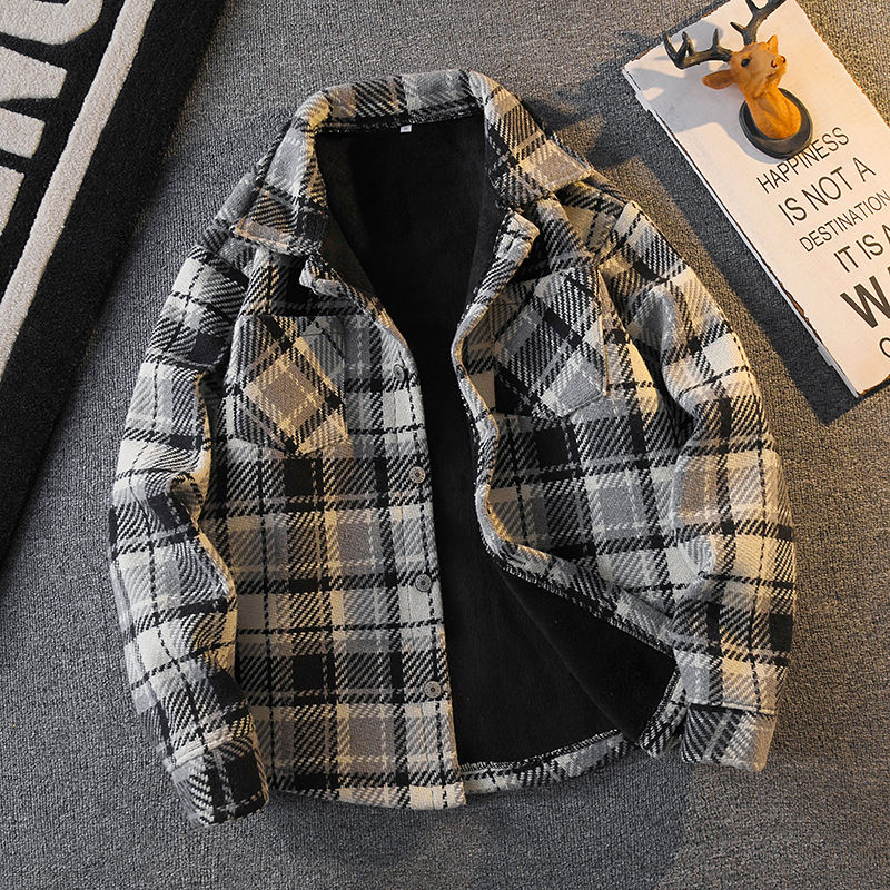 Męska koszula w kratę, wykonan – Flannel Shirt Lined recenzja i cena