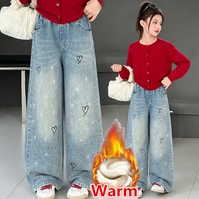 Zimowe ocieplane jeansy dla dz – Corduroy Pant Warm recenzja i cena