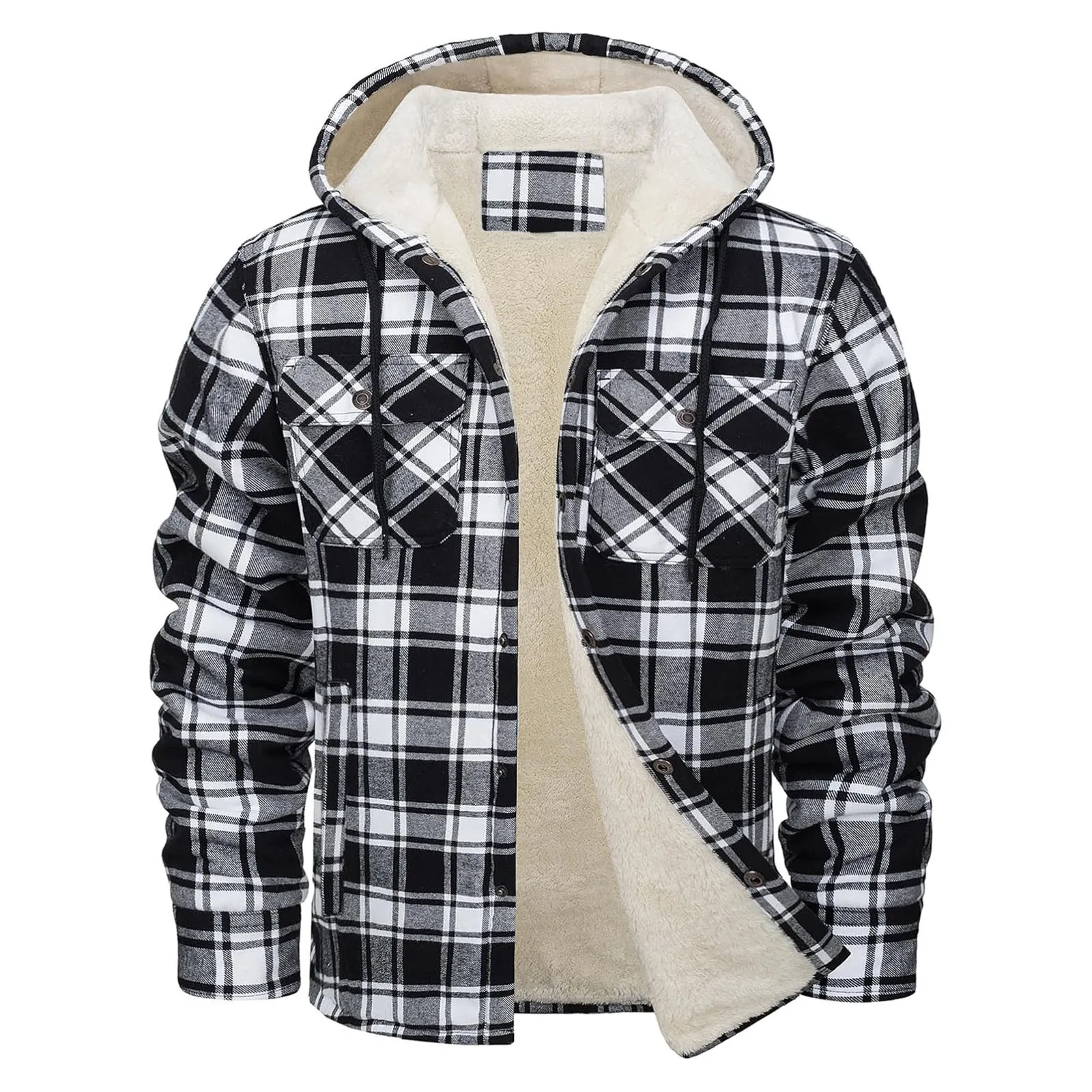 Gruba ciepła flanelowa kurtka  – Flannel Shirt Lined recenzja i cena