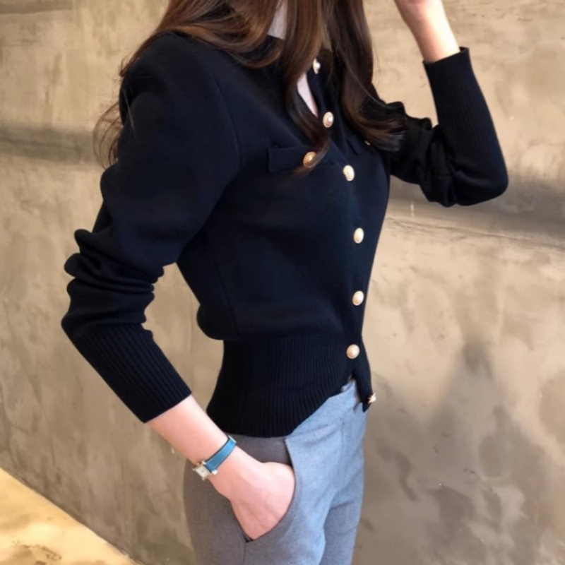 Jesień z długim rękawem moda d – Wool Coat Peacoat recenzja i cena