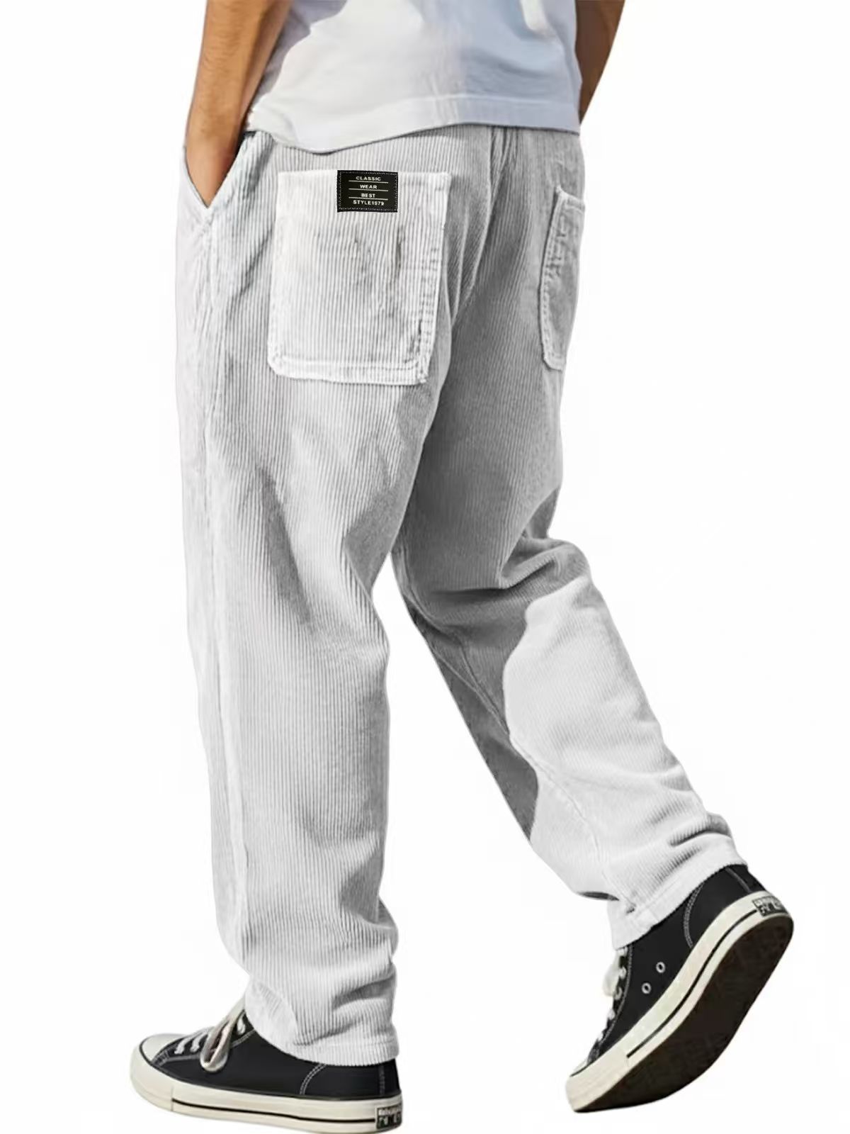 Męskie spodnie z szerokimi nog – Corduroy Pant Warm recenzja i cena
