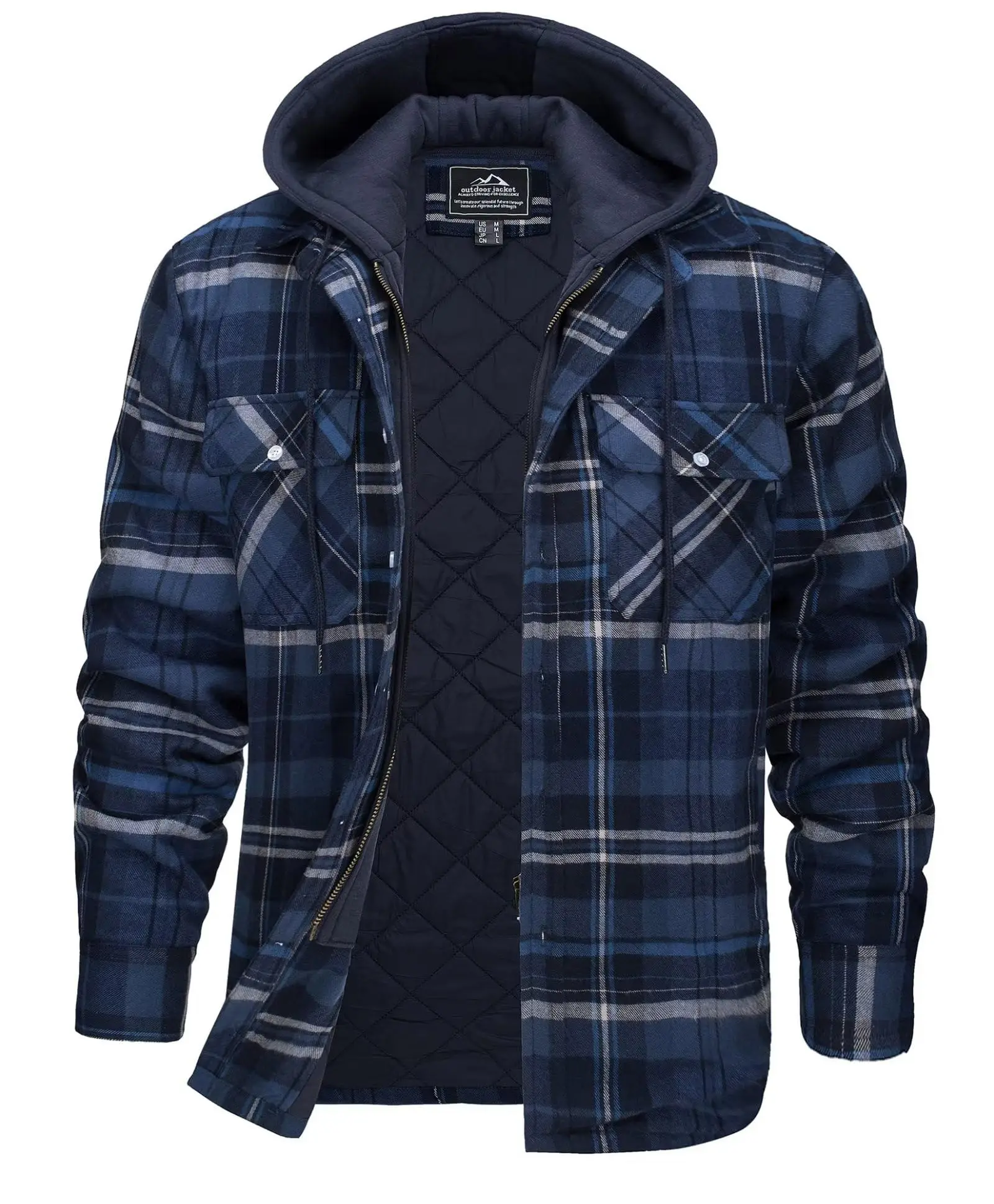 Męska flanelowa koszulowa kurt – Flannel Shirt Lined recenzja i cena