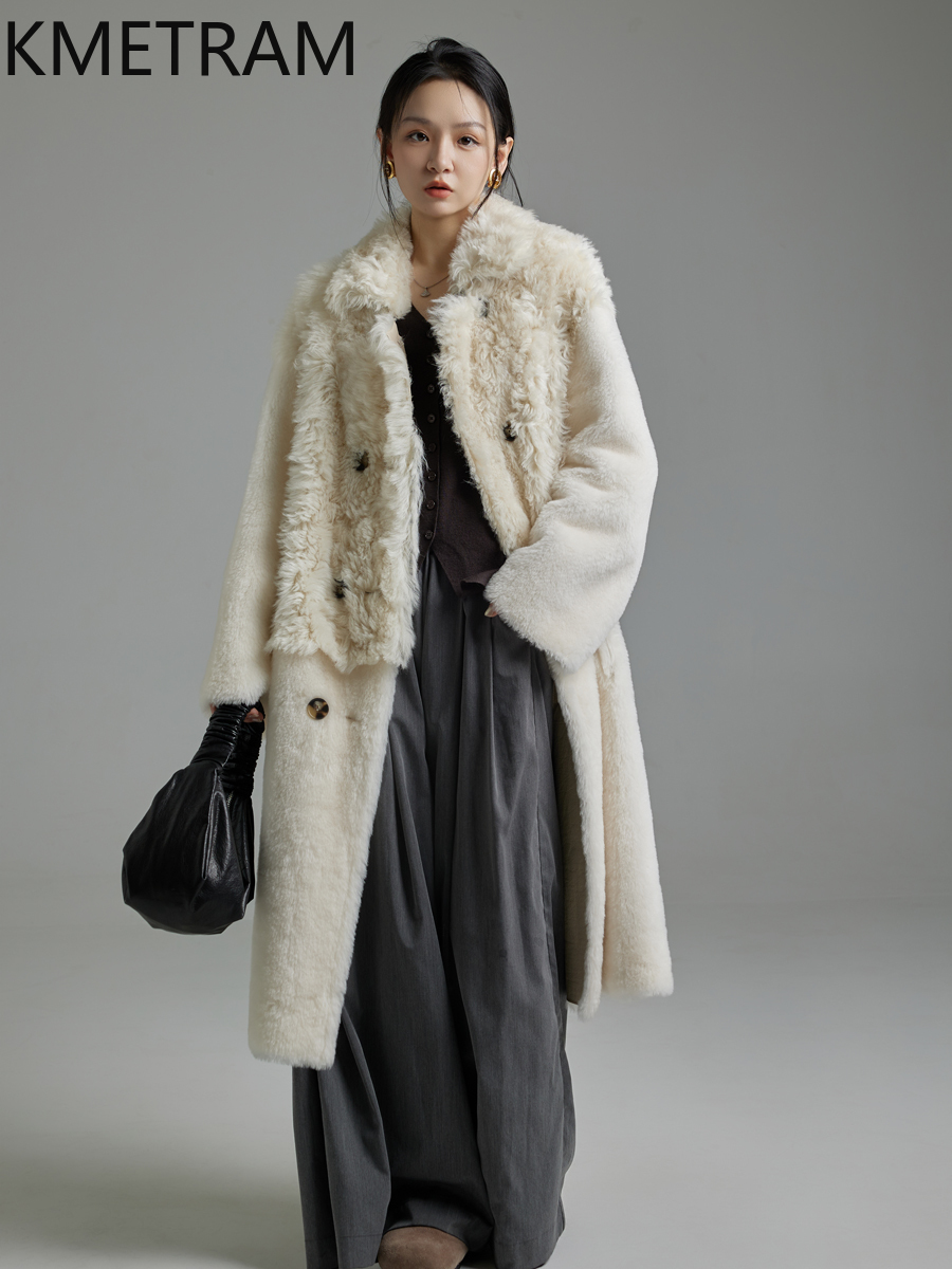 KMETRAM 100% Naturalna Wełna T – Wool Coat Peacoat recenzja i cena
